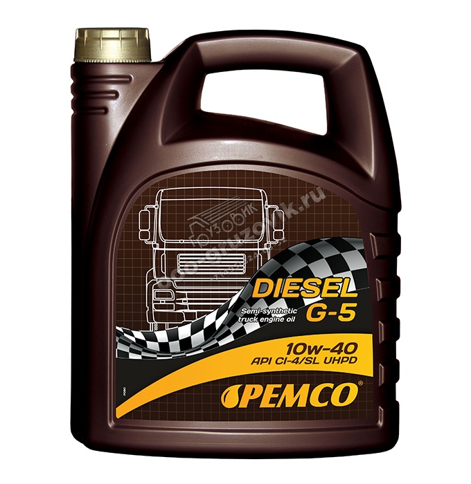   10W40 PEMCO DIESEL G-5 UHPD 10W-40 () 5, : SAE 10W-40