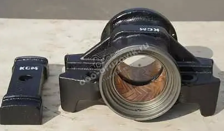 Башмак балансира МАЗ ЕВРО в сборе с накладкой (втулки бронза-метал) МК, артикул: 6418-2918018