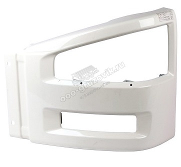 Бампер левая часть МЕТАЛЛ (БЕЛЫЙ) FAW J6, артикул: 2803035-70U